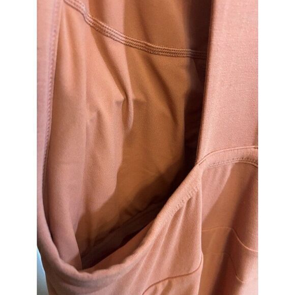 PrAna Women's Peach Color Calexico Scoop-Neck Solid Shelf Bra Maxi Dress Small. - Picture 8 of 8